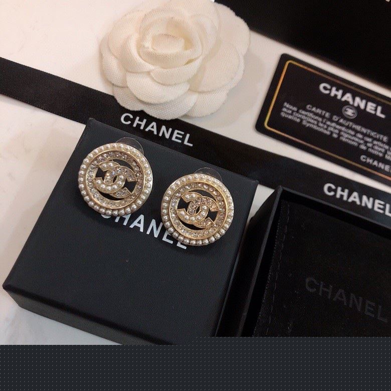 Ch*el earrings